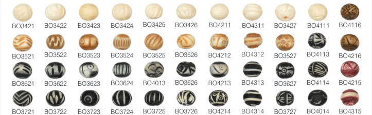 carved beads